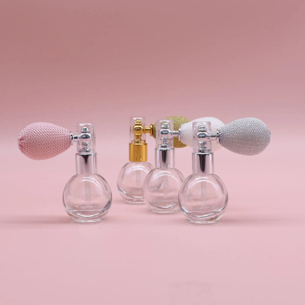 15ml Round Glass Perfume Spray Atomizer – Refillable & Portable Perfume Atomizer Bottle QXL