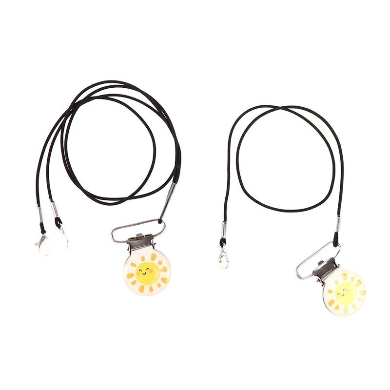 Kids BTE Hearing Aid Clip Holder | Nylon Rope & Metal Clamp Hearing Aid Clip QXL