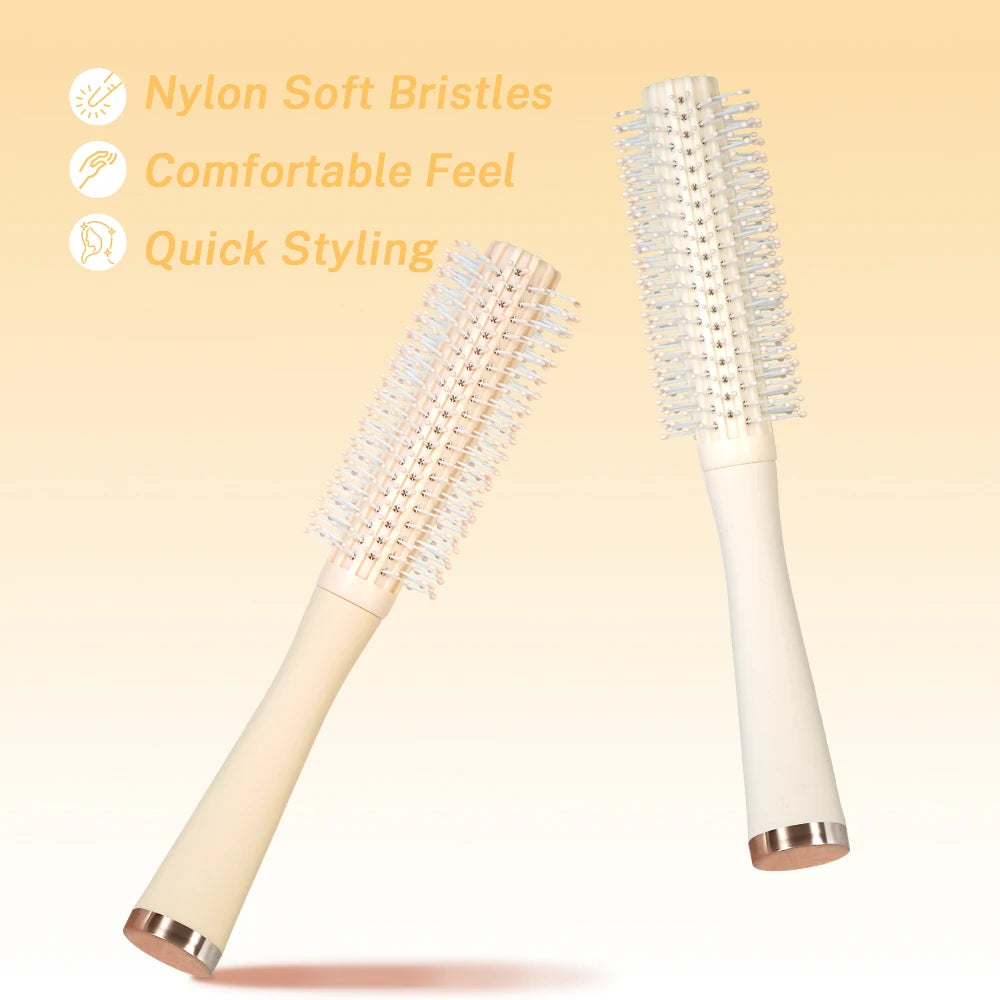 K.H.Lina Volumizing Round Comb – Curl, Blow Dry & Massage Round Styling Comb QXL