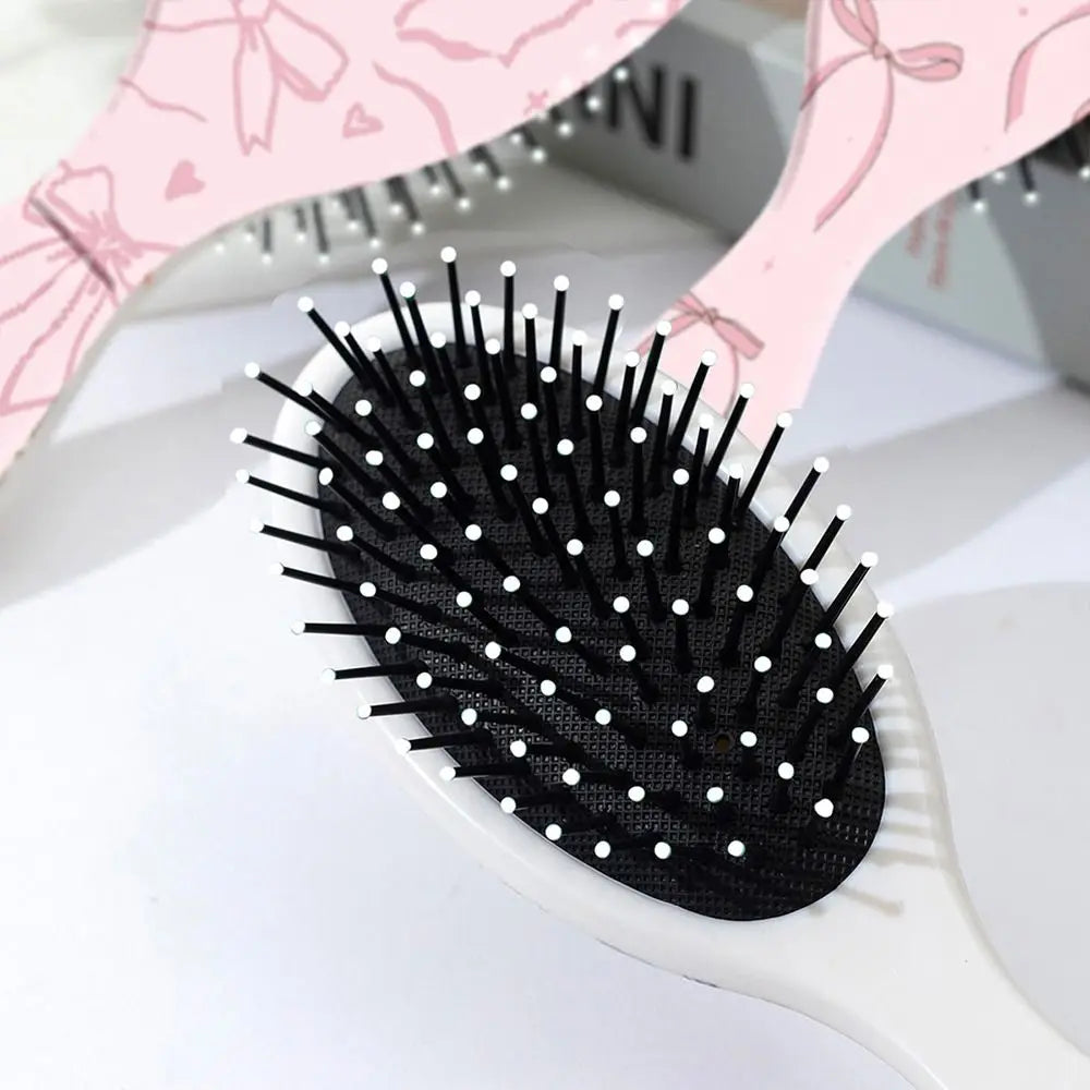 Oval Air Cushion Detangling Hair Brush | Cute Cartoon Design Detangling Hair Brush QXL