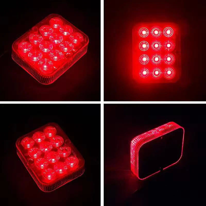 12 LED Rear Fog Tail Light 12V 24V Waterproof Truck Trailer LED Tail Light QXL