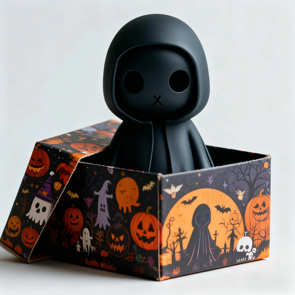 3D Printed Ghost Statue | Halloween Desk Decor & Horror Gift Collectible Figurine QXL