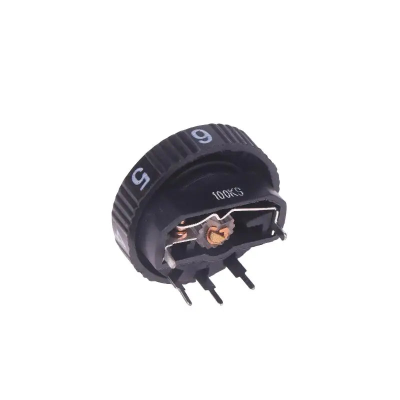 WH28-T B100K 5-Pin Pulley Potentiometer Belt Drive Switch Rotary Potentiometer QXL
