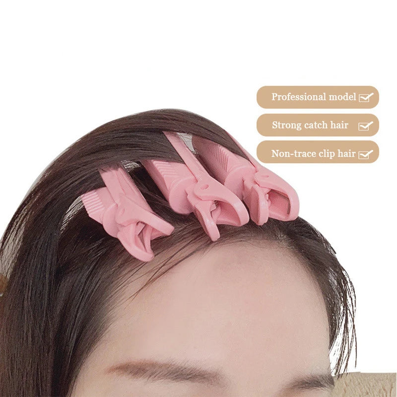2-Pack Heatless Hair Rollers & Root Volume Clips | Korean Style Hair Volume Clips QXL