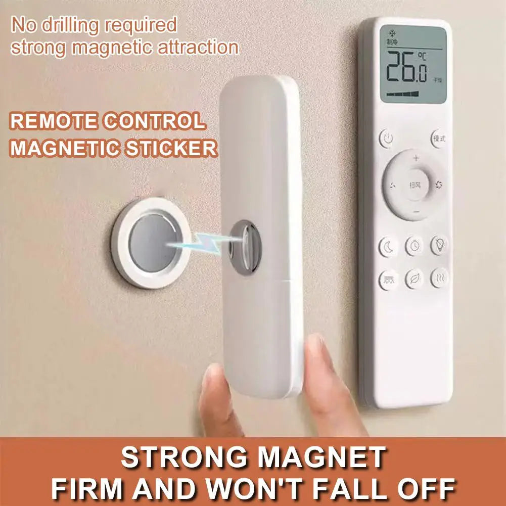 Magnetic Wall Mount Remote Holder – No-Drill, 3 or 6 Pack Magnetic Wall Holder QXL