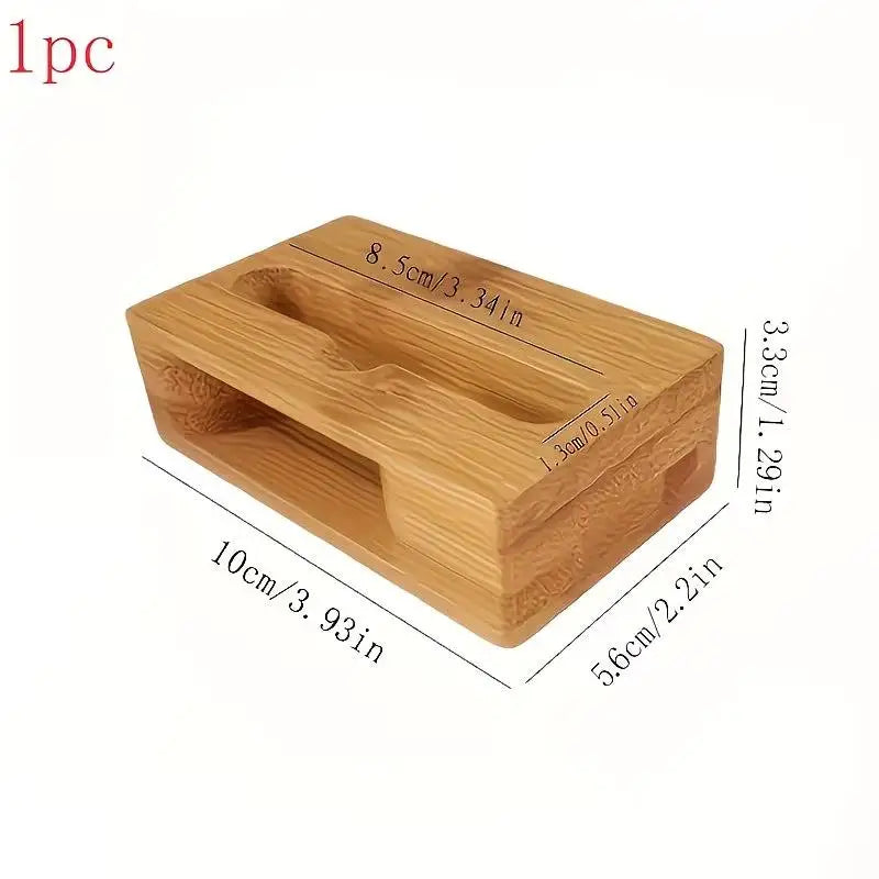 Bamboo Phone Stand with Mini Speaker – Universal Smartphone Bamboo Phone Stand QXL