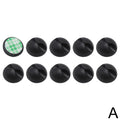 10/20-Pack Silicone Car Cable Clips | Wire Cord Management Car Cable Clips QXL black