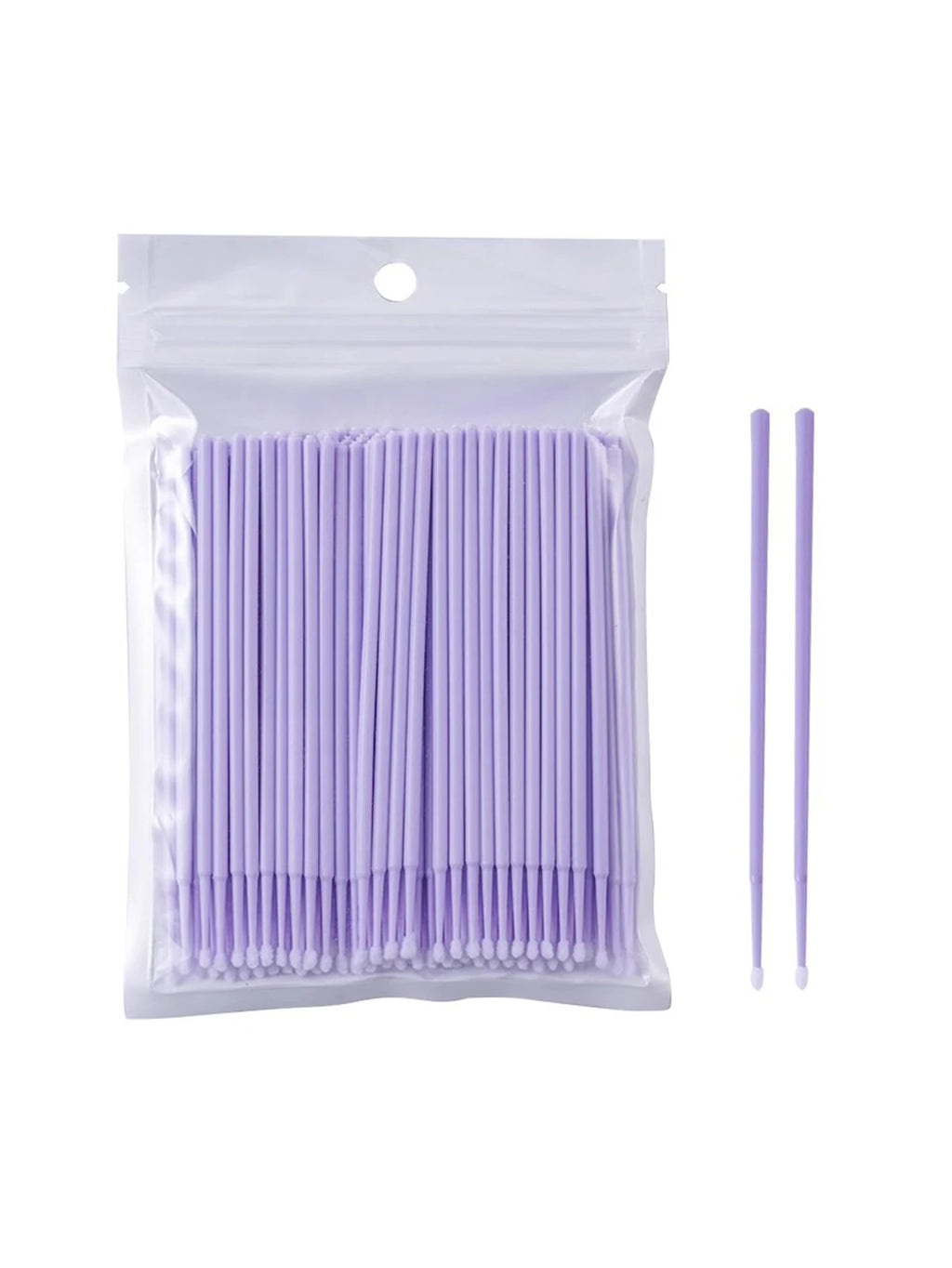 KOSSHOW Nano Cotton Swab Precision Eyeliner Remover Tool Precision Makeup Swab QXL PURPLE