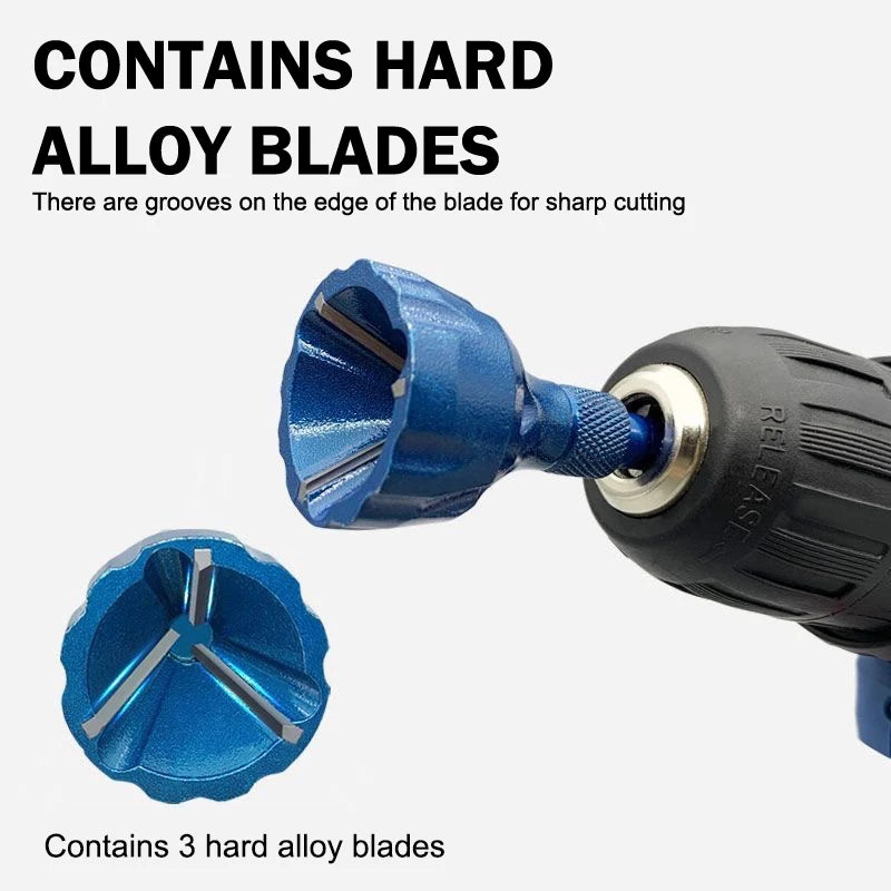 External Chamfer Deburring Tool | Alloy Burr Remover 5–20mm Deburring Hand Tool QXL