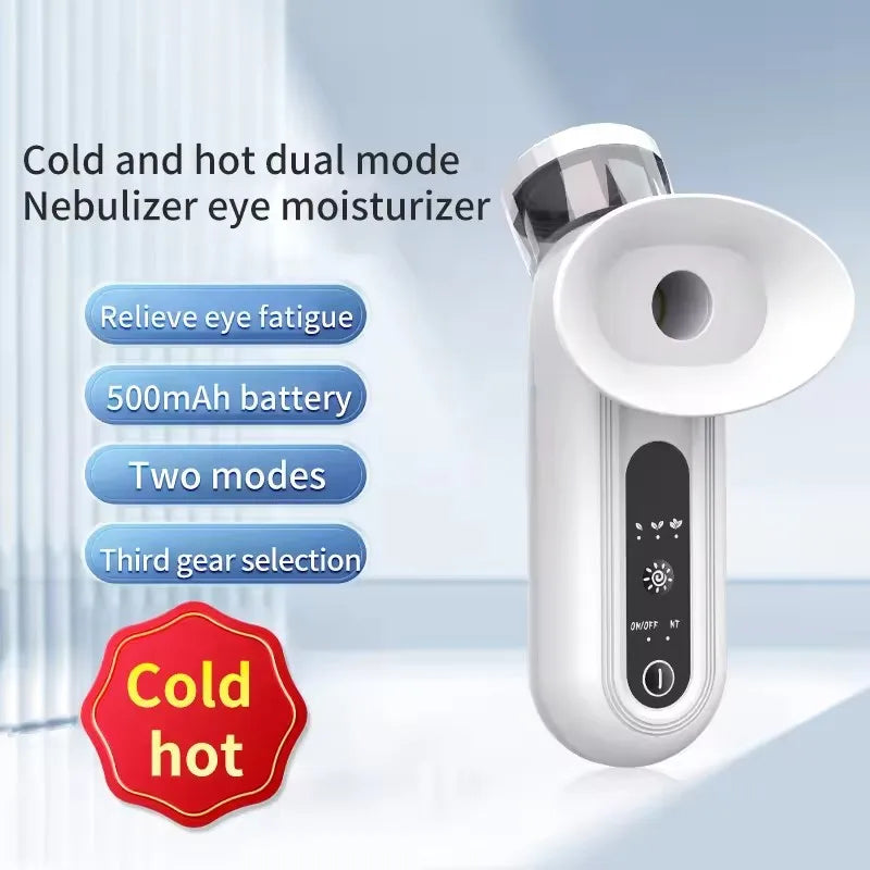 Heated Nano Steam Eye Moisturizer | Hot & Cold Compress Device Eye Steam Massager QXL
