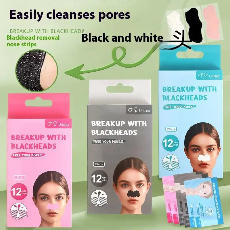 Blackhead Nose Strips – Deep Pore Cleansing Patch Blackhead Nose Strips QXL
