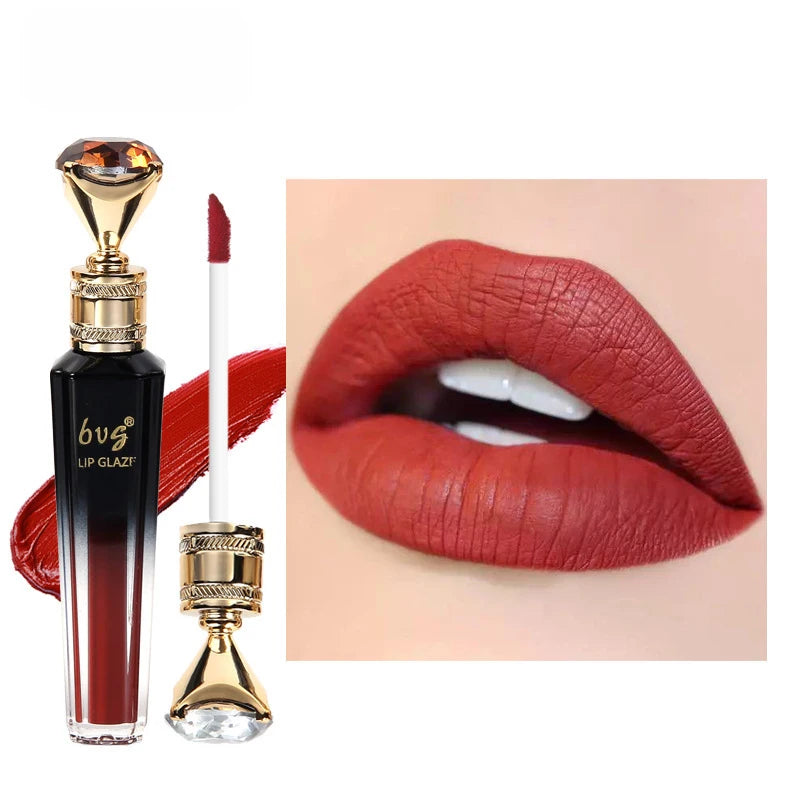 BVG Velvet Matte Lip Gloss – Waterproof & Long-Lasting | 6 Shades Matte Lip Gloss QXL
