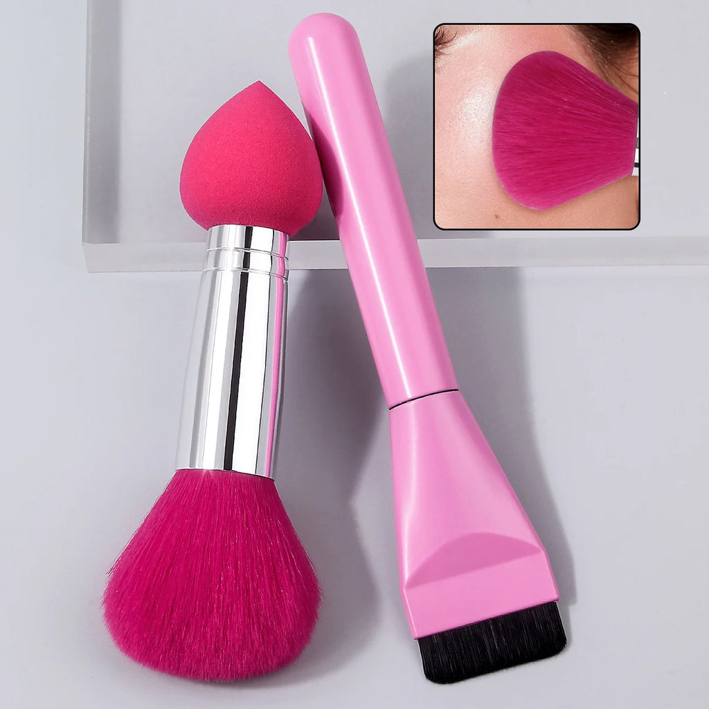 KOSSHOW Ultra-Thin Foundation Brush Set – 2 Pack | BB Cream Foundation Brush Set QXL