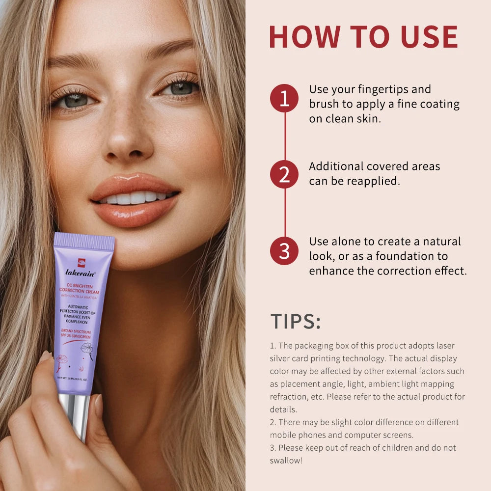CC Water-Gel Foundation | Centella Color-Adapting Cream 15ml CC Cream Foundation QXL