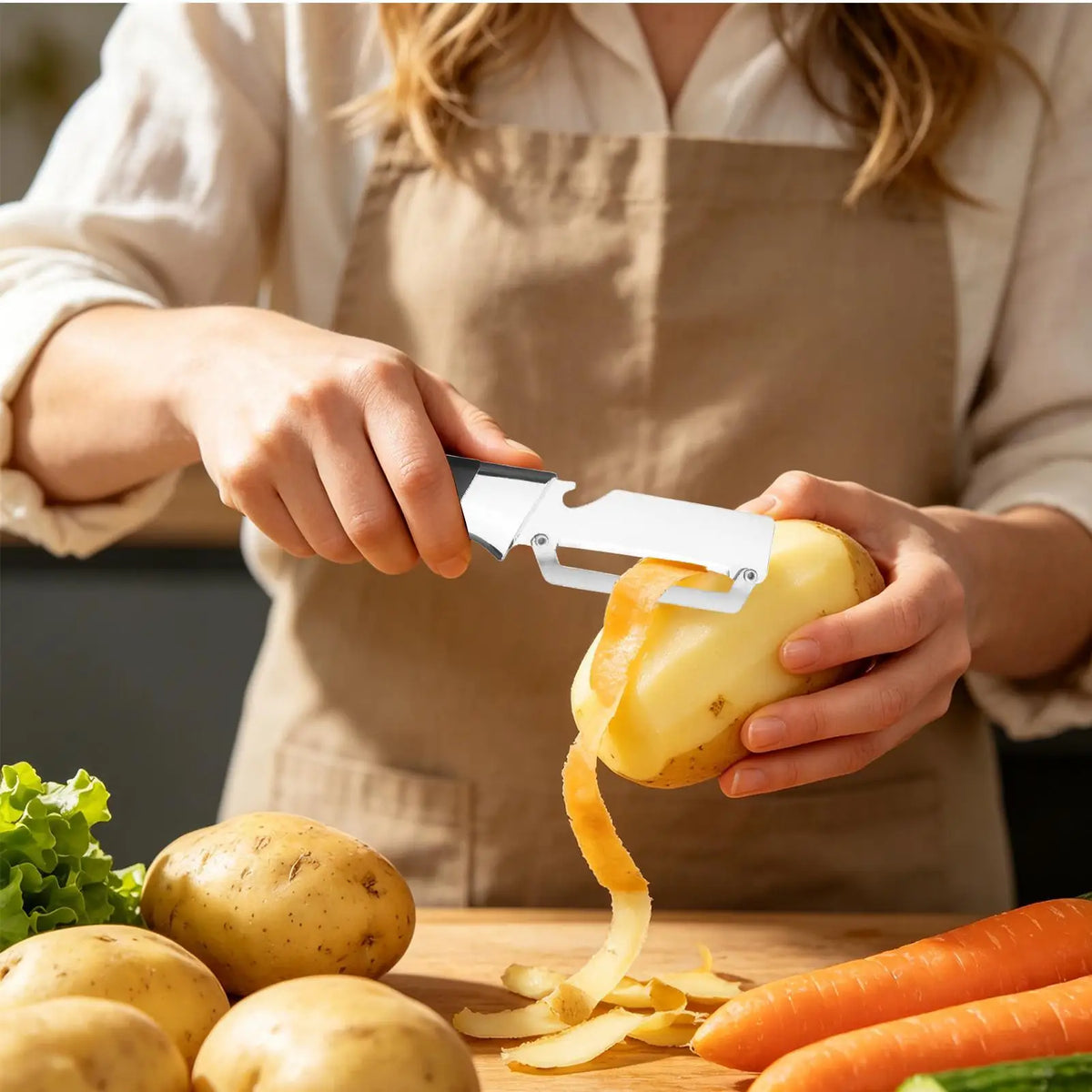 Stainless Steel Multi-Function Vegetable & Fruit Peeler Vegetable Peeler QXL