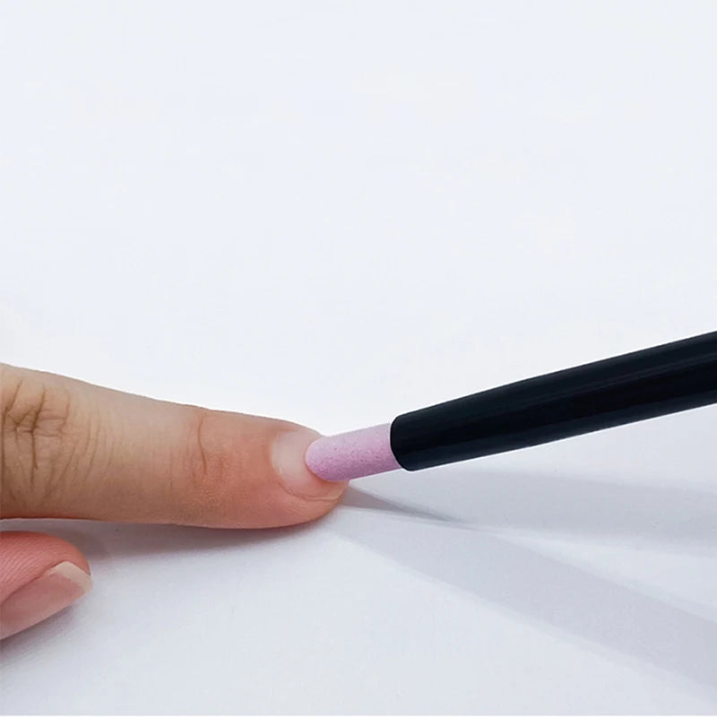 Quartz Cuticle Remover Pen | Nail Art Grinding & Polishing Stick Cuticle Remover Pen QXL