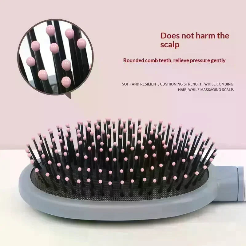 Anti-Static Cushion Hair Brush – Scalp Massage & All Hair Types Cushion Hair Brush QXL