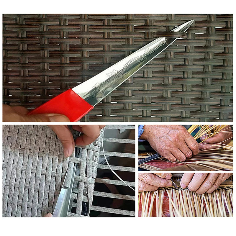 Rattan Weaving Knife | Manganese Steel DIY Pry Cutter Tool Weaving Knife Tool QXL