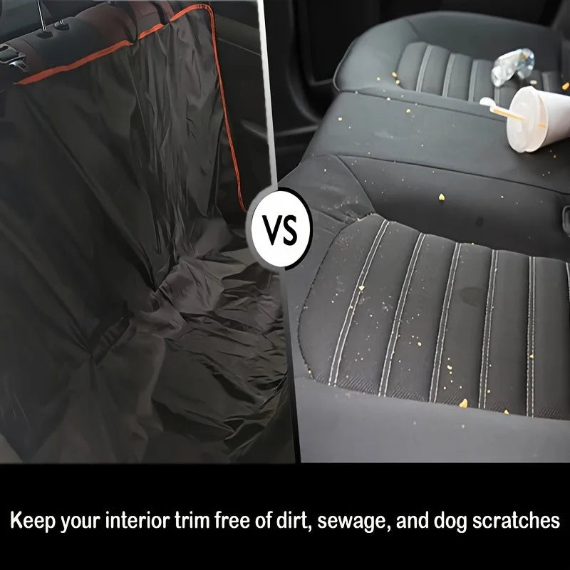 Dog Car Seat Cover | Waterproof Oxford Hammock for Back Seat Dog Car Seat Cover QXL