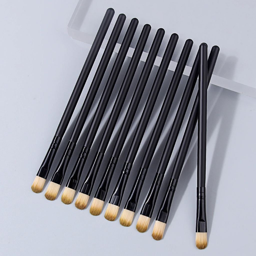 KOSSHOW 10-Pc Eyeshadow Brush Set | Soft Nylon Eye Brushes Eyeshadow Brush Set QXL