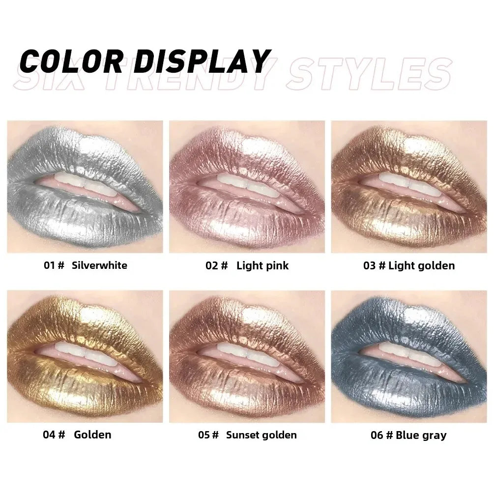 Dual-Purpose Liquid Lipstick & Diamond Eye Shadow Gloss Liquid Lip Glaze QXL