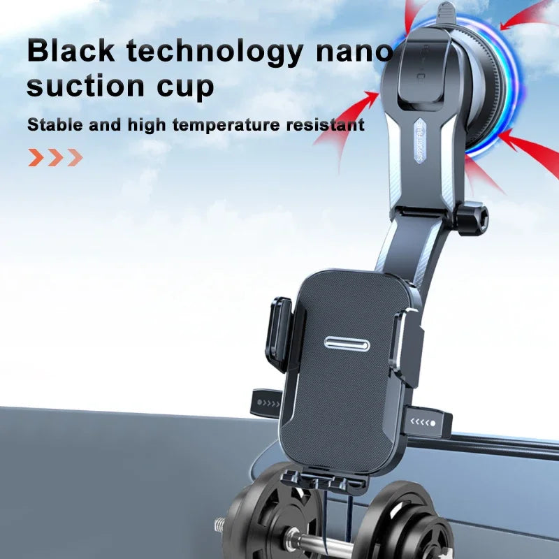 360° Car Phone Mount | Dashboard & Windshield Holder Car Phone Mount QXL