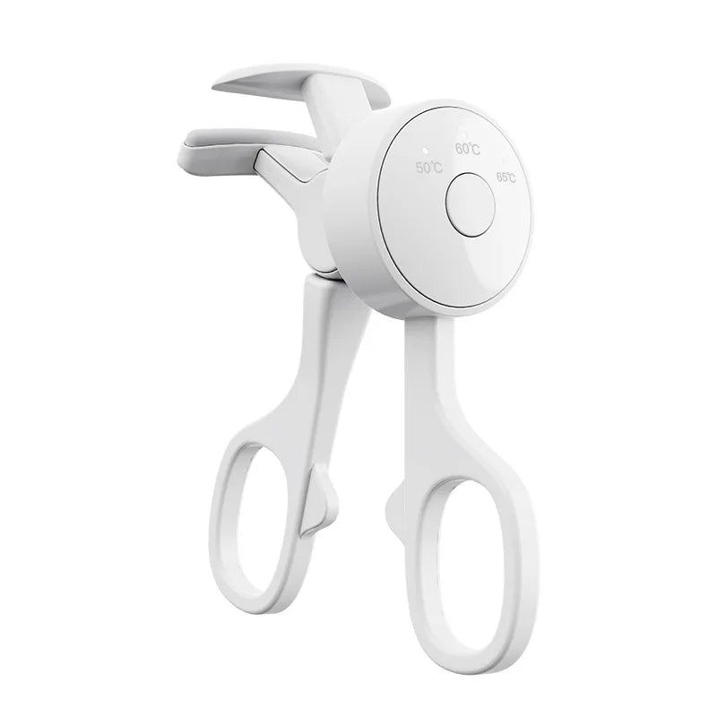 Heated Electric Eyelash Curler | USB Rechargeable Tool Heated Eyelash Curler QXL white