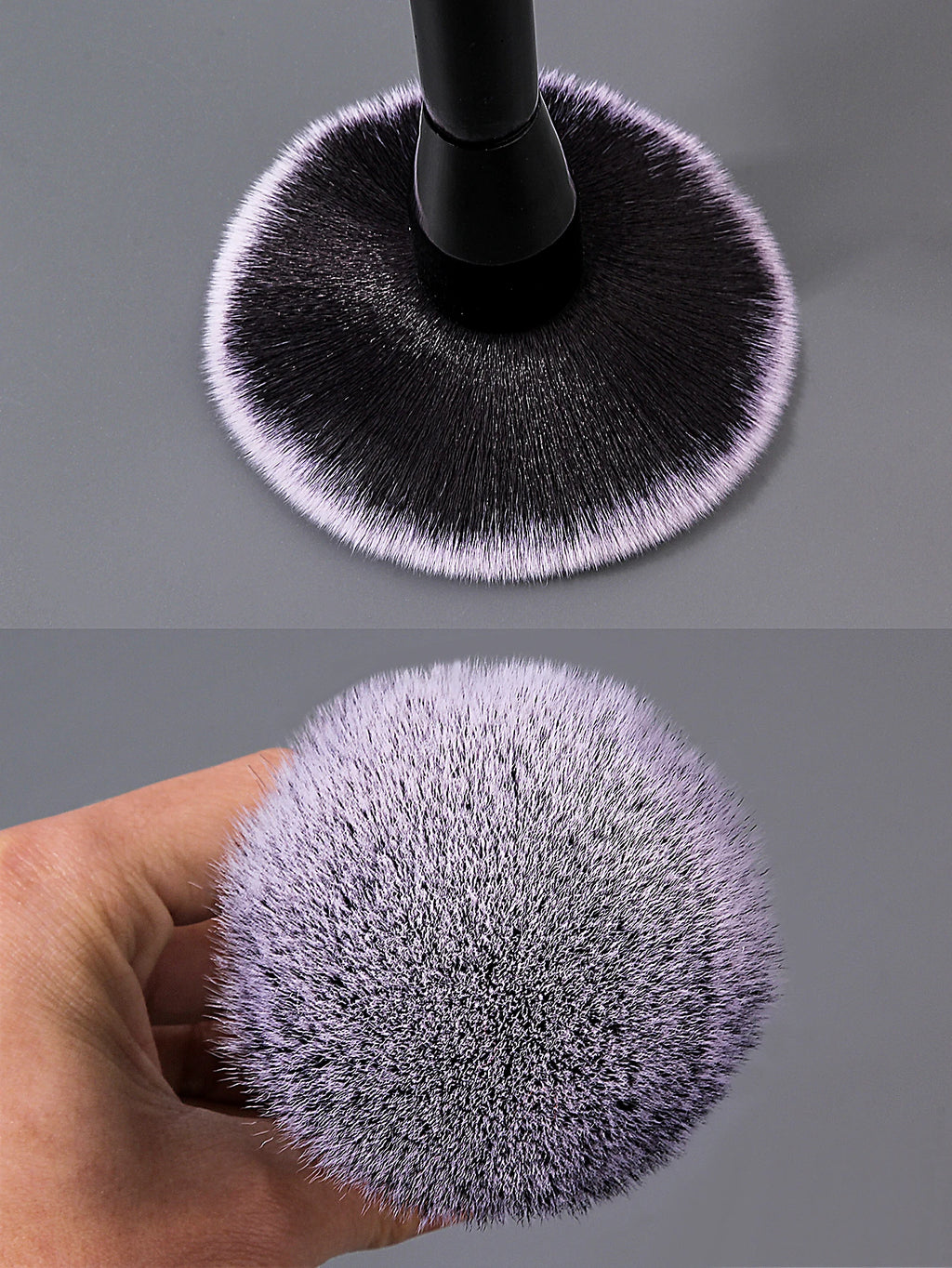 KOSSHOW Extra-Large Fluffy Powder Setting Brush – Wood Handle Powder Setting Brush QXL