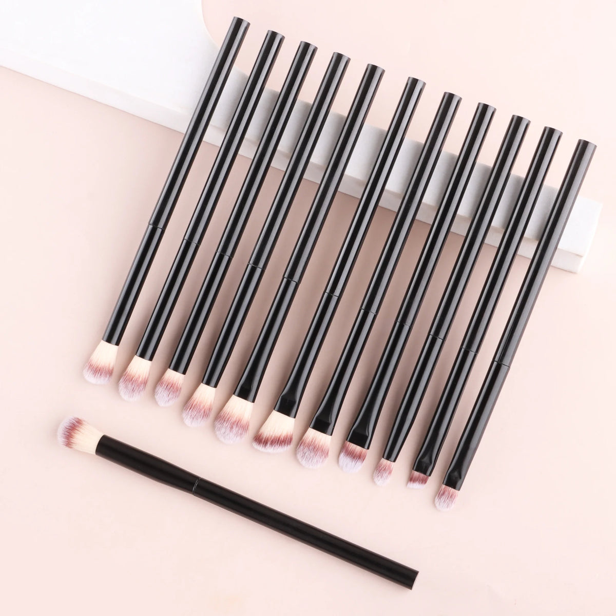 12-Pc Eyeshadow Brush Set | Soft Blending, Shader & Liner Brushes Eyeshadow Brush Set QXL