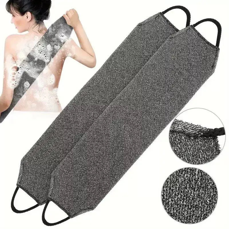 2-Pack African Bath Net Body Scrubber | Exfoliating Nylon Set Bath Scrubber Net QXL