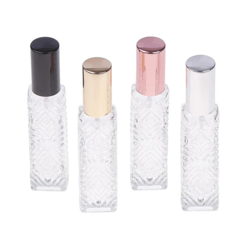 12ml Glass Perfume Spray Bottle | Aluminum Mist Sprayer Travel Perfume Atomizer QXL