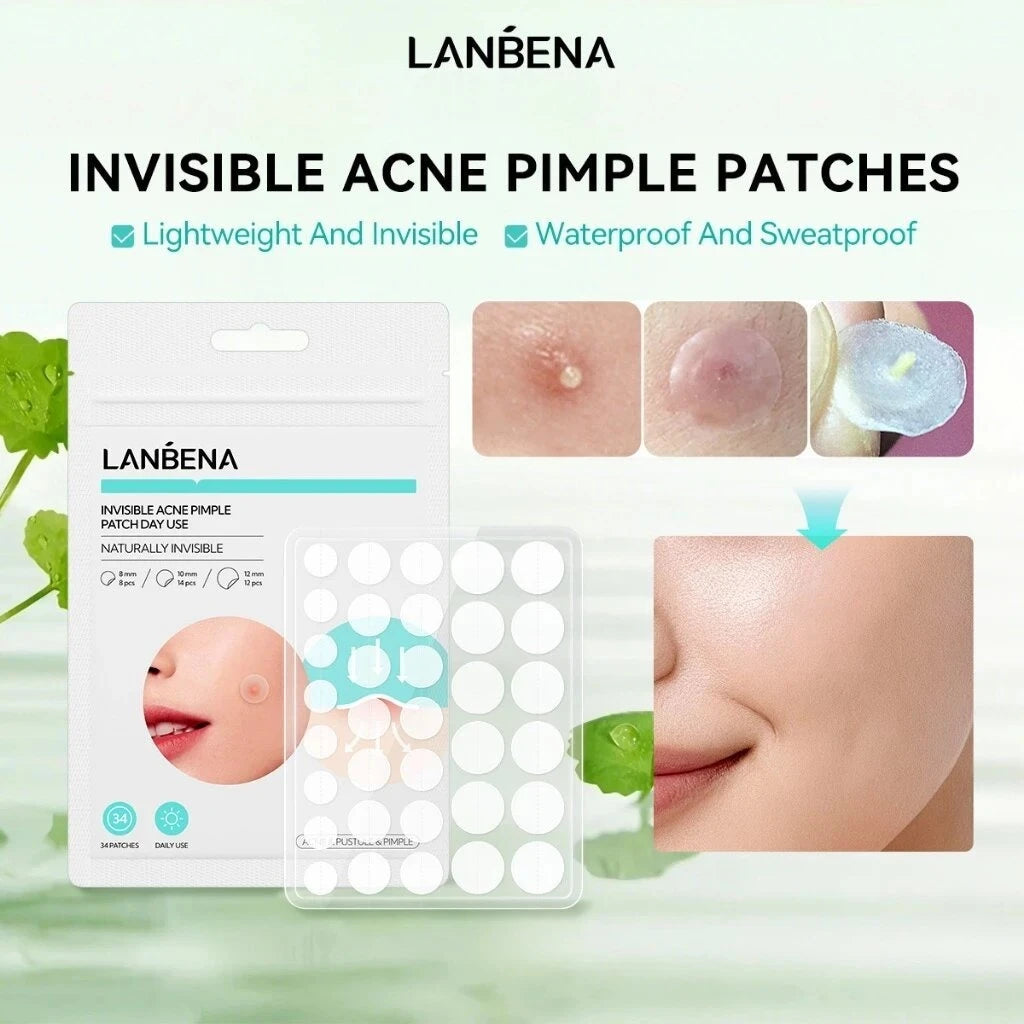 LANBENA Acne Pimple Patch – Invisible Blemish Stickers Acne Pimple Patch QXL