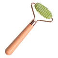 Green Jade Face Roller | Double-Head Facial Massage Tool Jade Face Roller QXL China Mainland wood sting