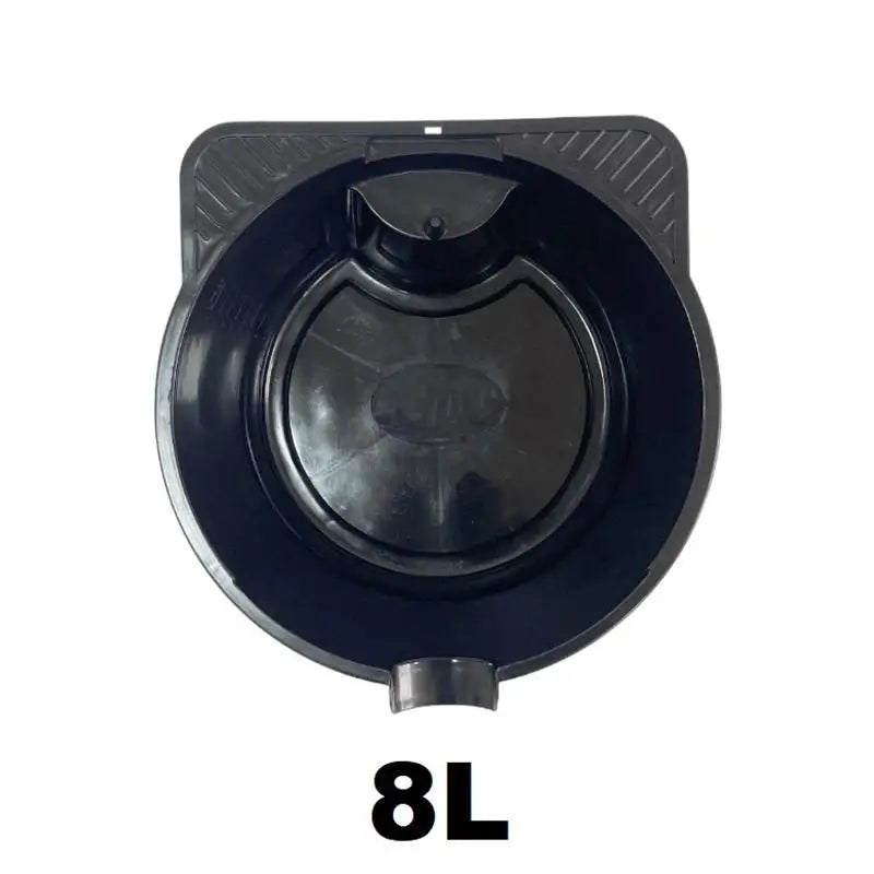 8L Oil Change Drain Pan | Portable Spill-Resistant Garage Tray Oil Drain Pan QXL