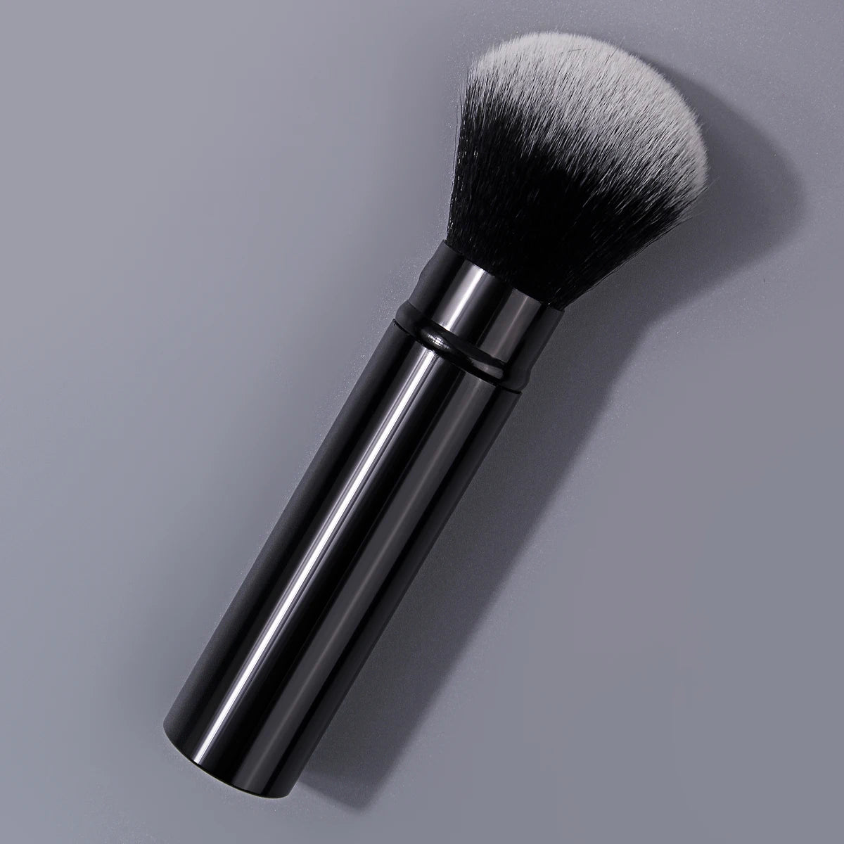 Soft Nail Dust Brush | Black Aluminium Handle Manicure Tool Nail Dust Brush QXL