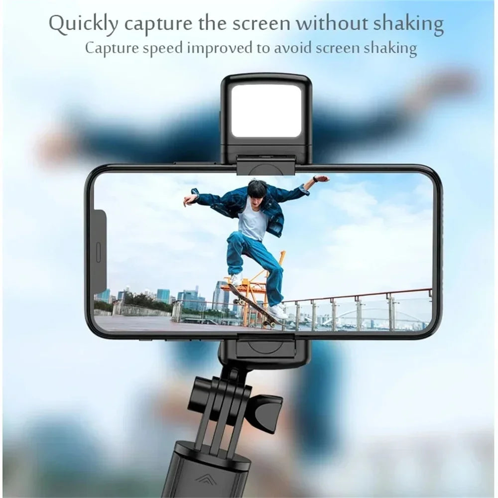 Selfie Stick Tripod with Fill Light & Bluetooth Remote Shutter Selfie Stick Tripod QXL