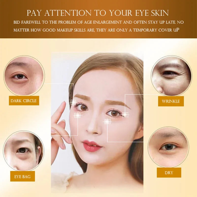 50-Pair Gold Collagen Eye Masks – Hydrating Anti-Aging Patches Eye Mask Patches QXL