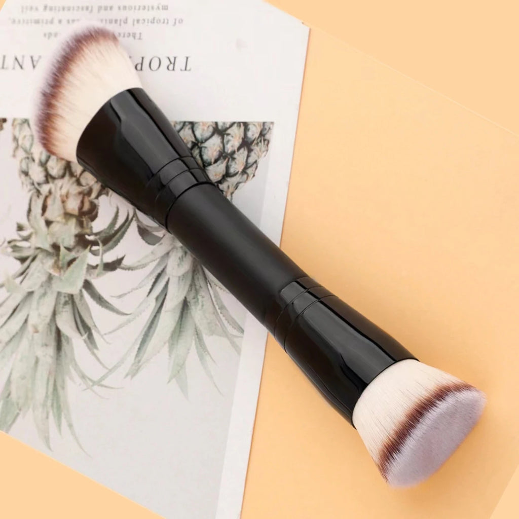 Double-Ended Multifunctional Makeup Brush | Foundation & Contour Makeup Brush QXL