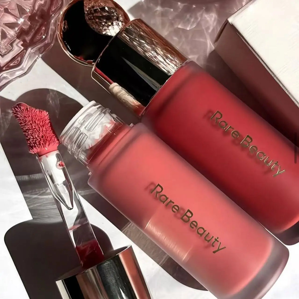 Rare Beauty Melting Cream Blush, Highlighter & Lip Gloss Set Makeup Set QXL