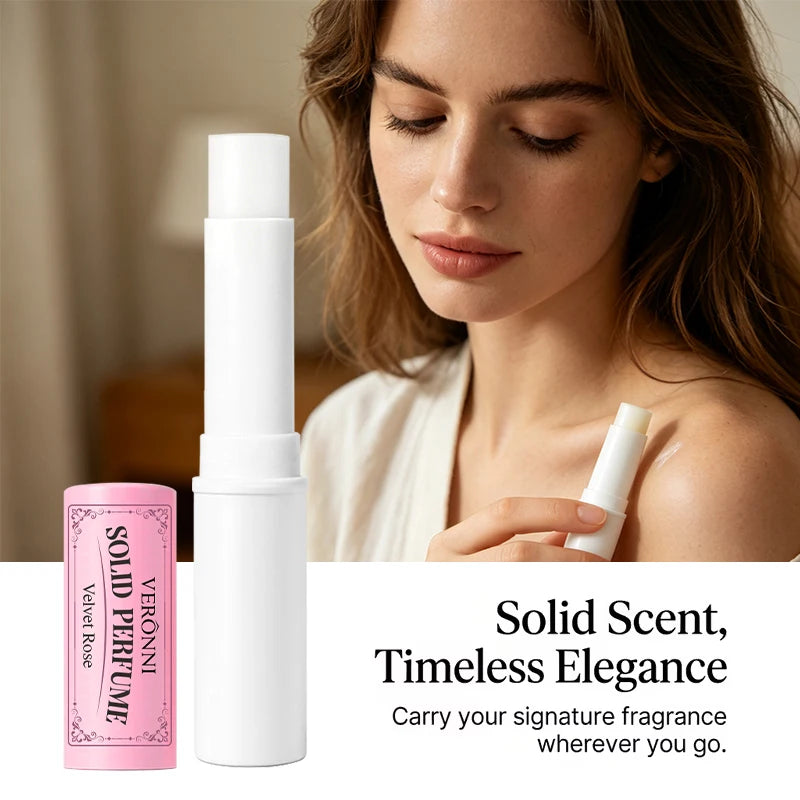Solid Perfume Stick | Portable Long-Lasting Fragrance Balm Solid Perfume Stick QXL