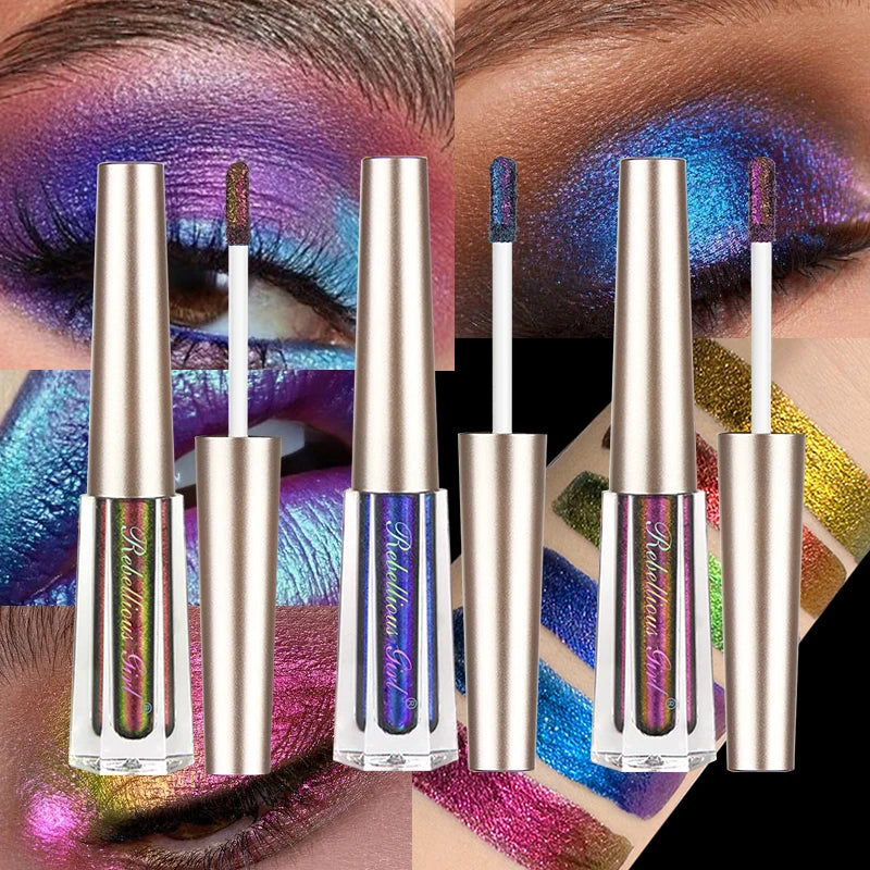 VERONNI Chameleon Glitter Liquid Eyeshadow Stick | Metallic Liquid Eyeshadow Stick QXL 246