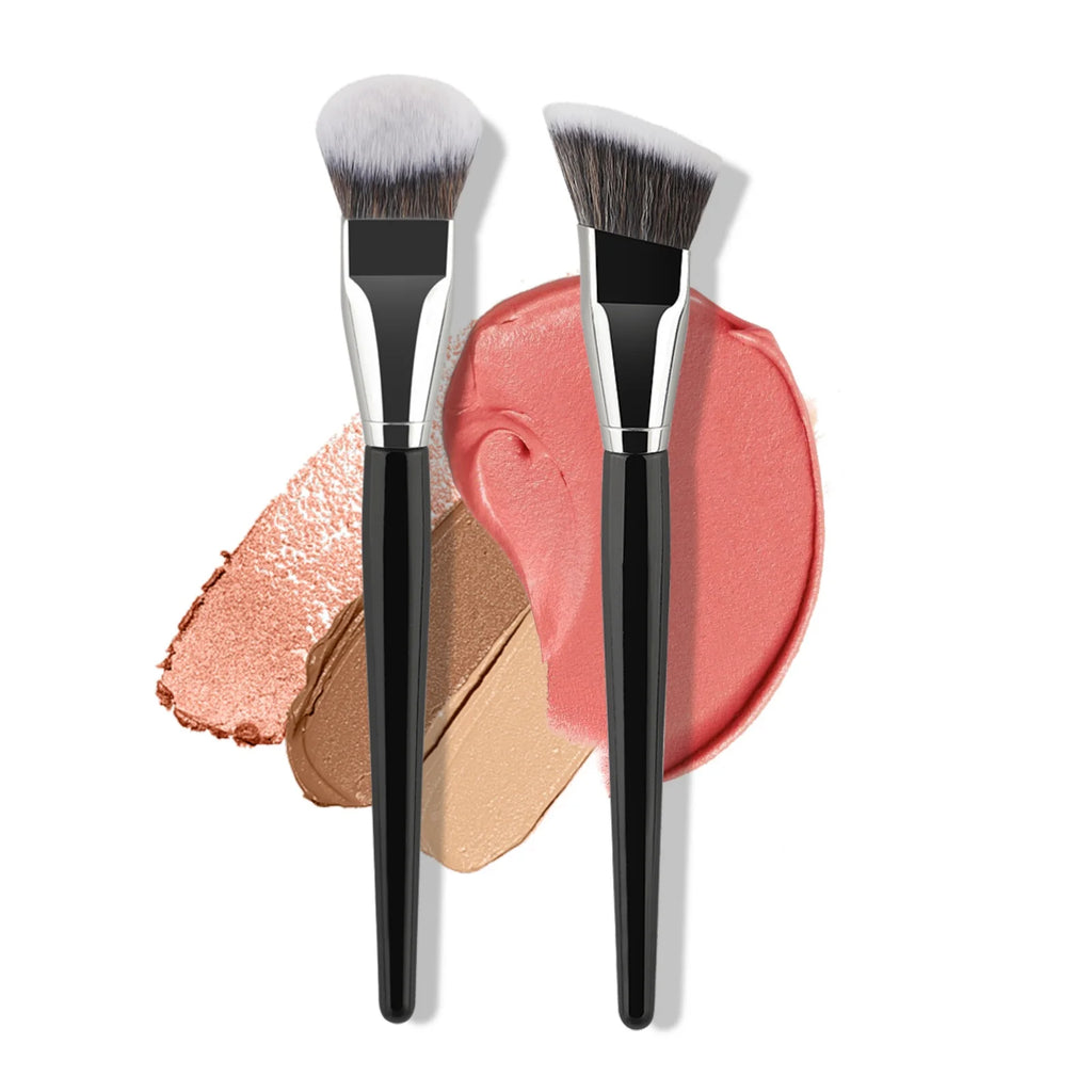 MOZHOU Soft Long Foundation Makeup Brush – Wet & Dry Foundation Makeup Brush QXL