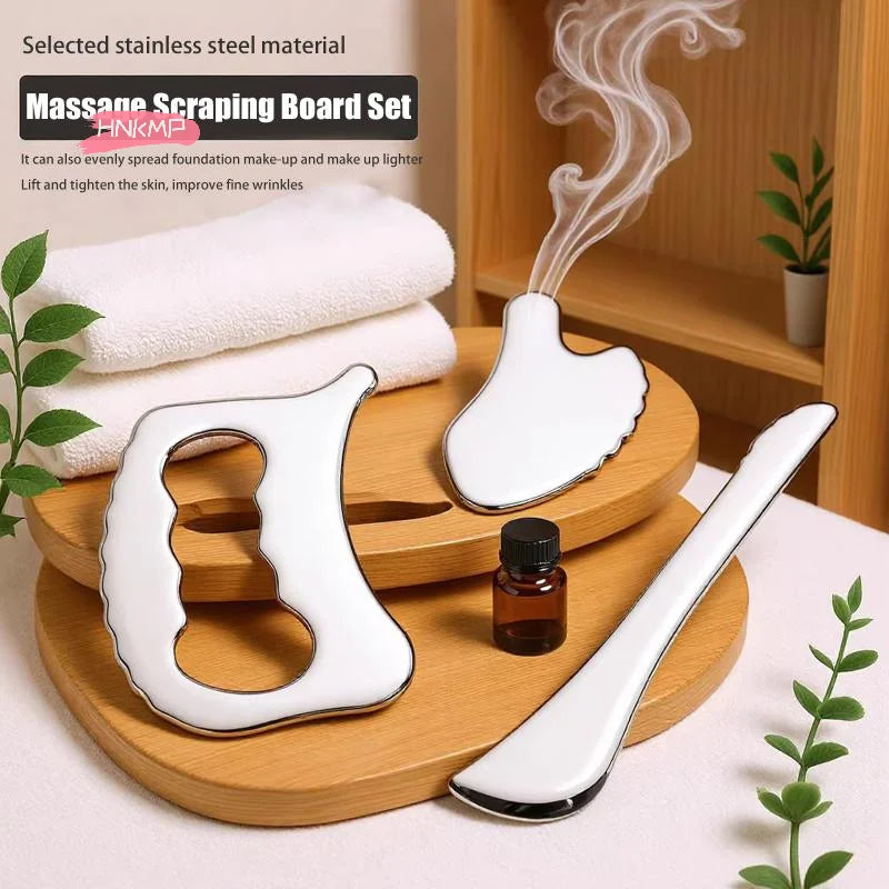Stainless Steel Gua Sha Fascia Scraping Massage Tool | HNKMP Fascia Scraping Tool QXL