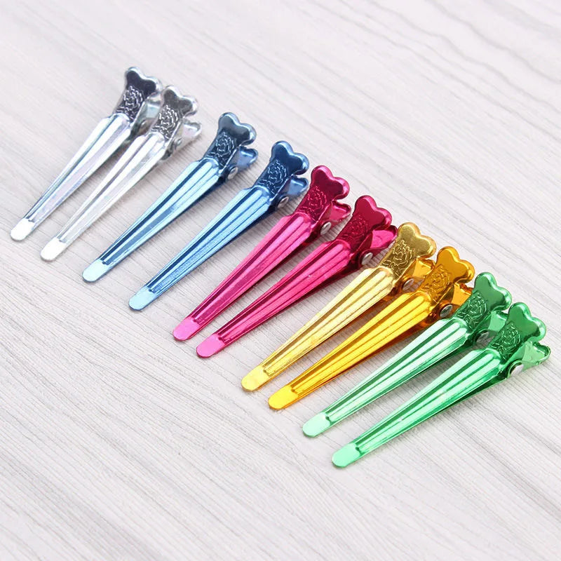 45-Pack Mini Metal Hair Clips | Heat Resistant Salon Clips Hair Sectioning Clips QXL