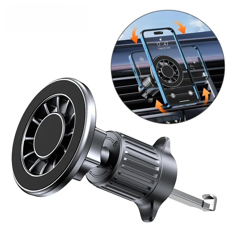 Magnetic Car Phone Holder | Air Vent Clip Universal Mount Car Phone Mount QXL
