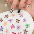 20-Pack 3D Flower Nail Charms & Rhinestone Gems | DIY Nail Art Nail Art Charms QXL 20pcs Mixed
