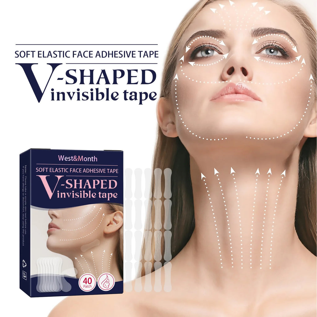 Facial Lifting Chin Patches – V-Shape Face Contouring Tape Facial Lifting Patch QXL 1