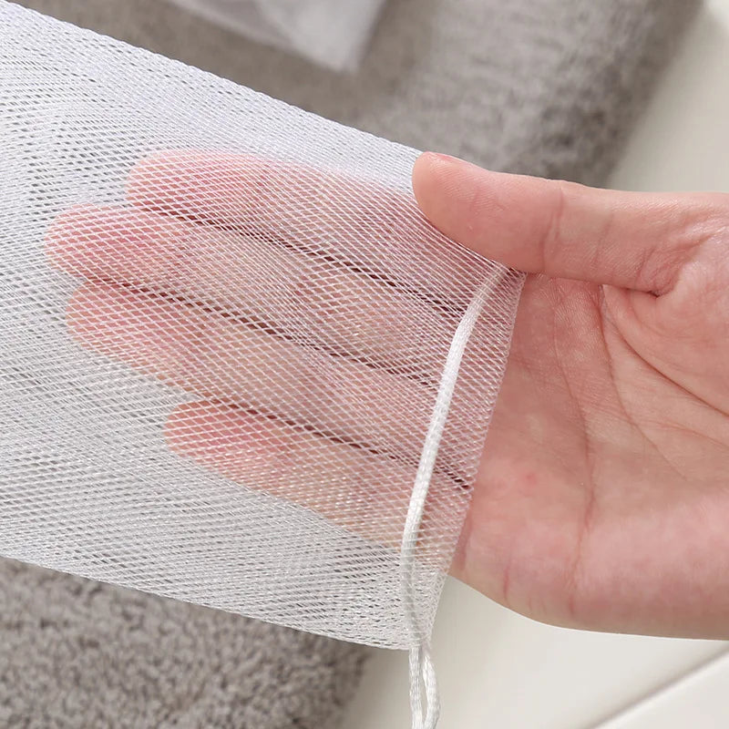 10-Pack Soap Foaming Mesh Bags | Exfoliating Shower Net Soap Mesh Bag QXL