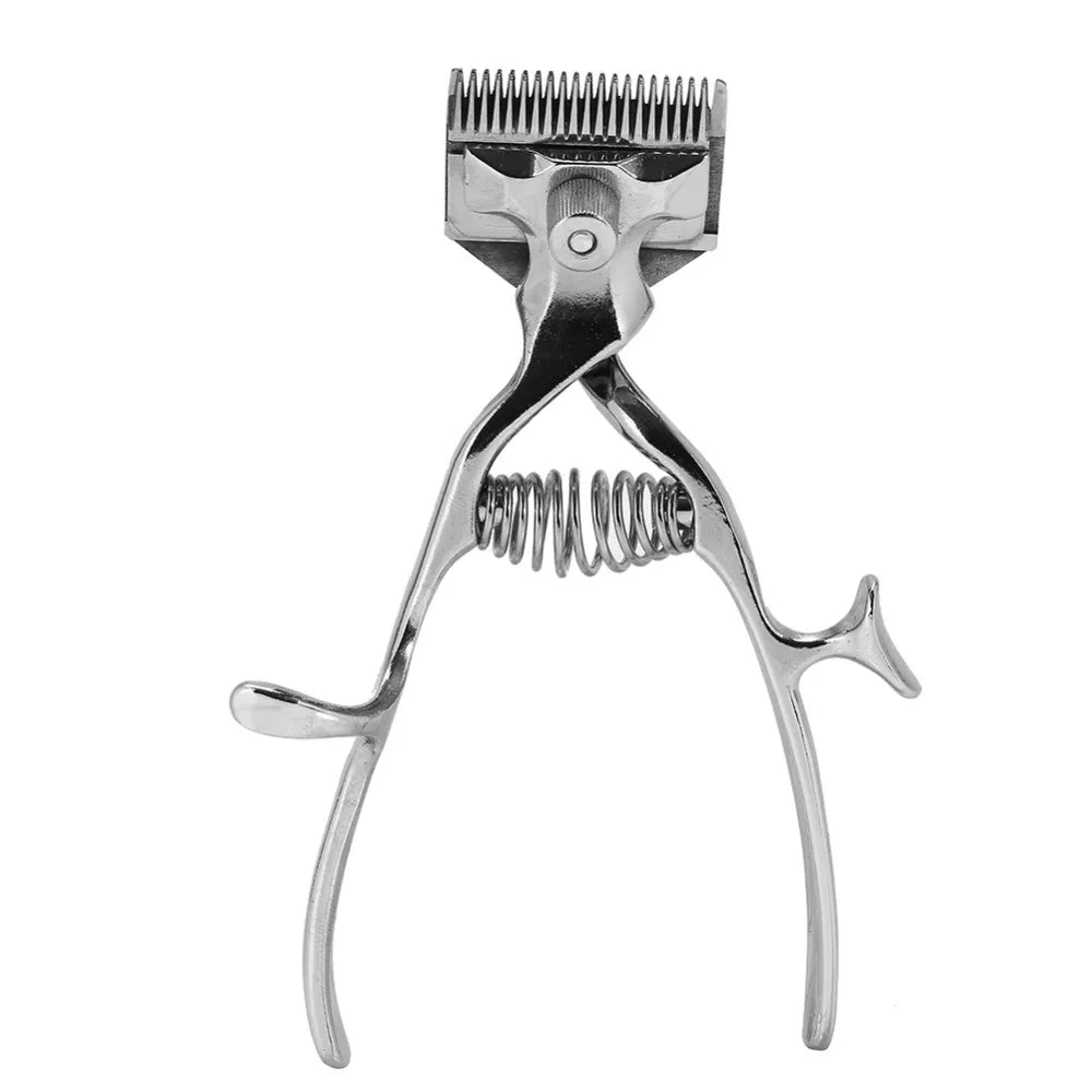 Manual Hand Push Hair Clipper | Quiet Carbon Steel Barber Tool Manual Hair Clipper QXL A