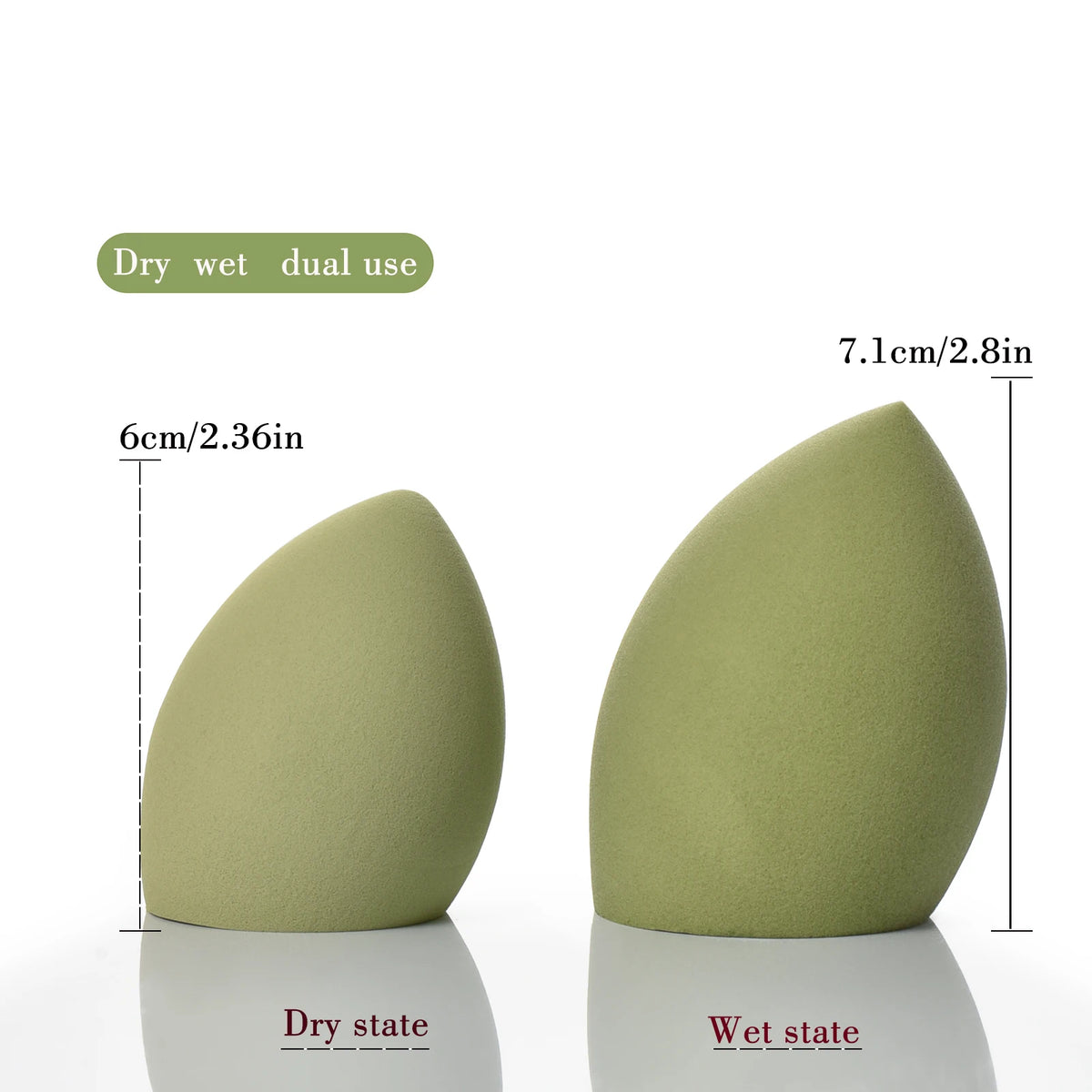 Makeup Sponge Powder Puff | Foundation & BB Cream Applicator Makeup Sponge Puff QXL